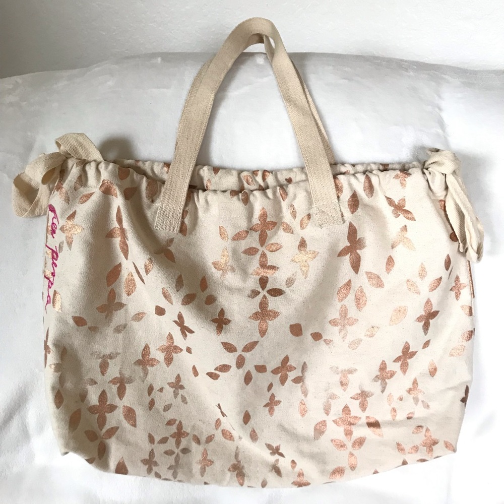 Free People Canvas Tote Bag Shopper 💕 Soft Everyday Bag